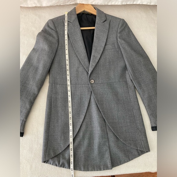 Dynasty for After Six Grey Blazer jacket with Tails - Picture 3 of 9